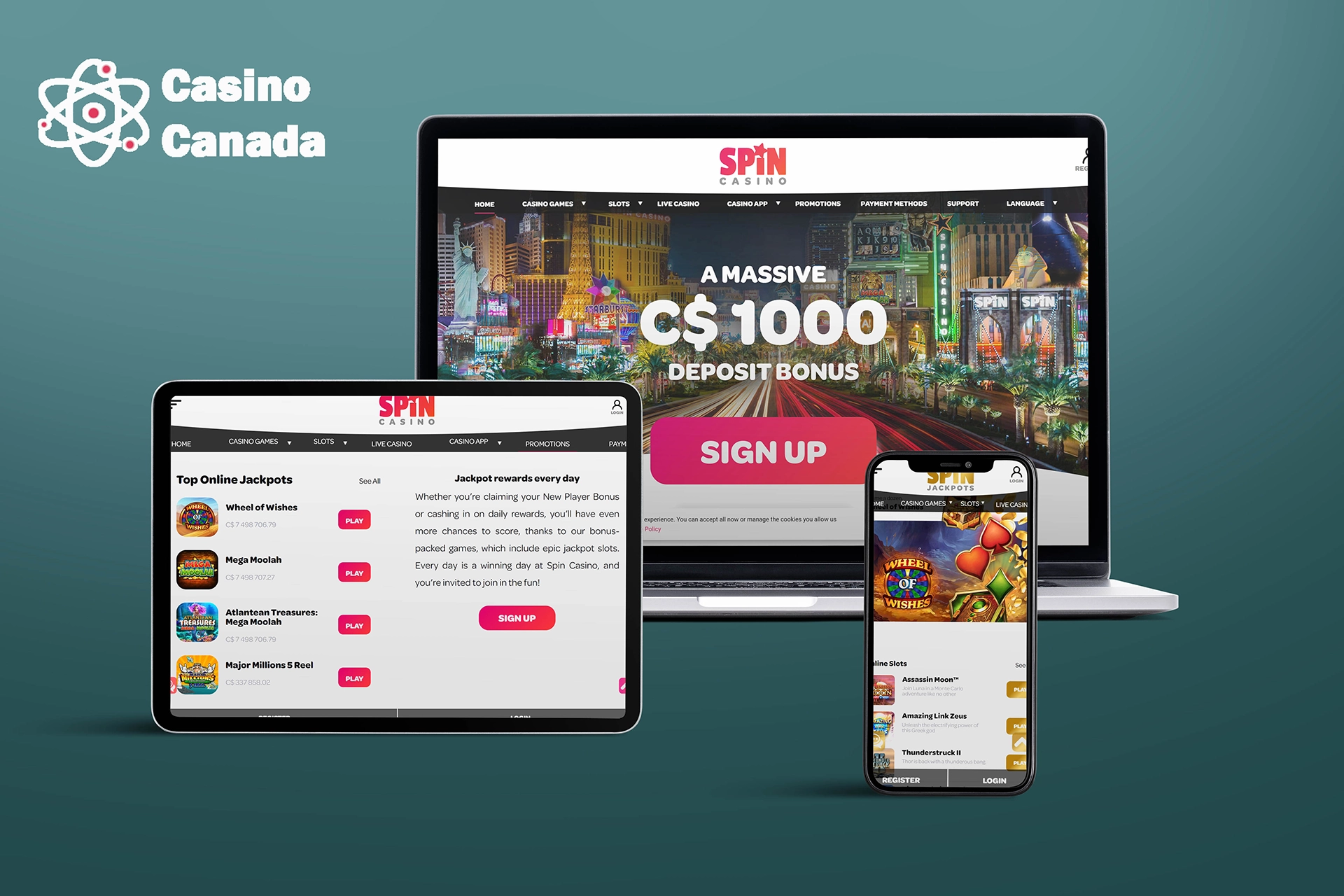 Spin Casino review by Sts Canada Casinos